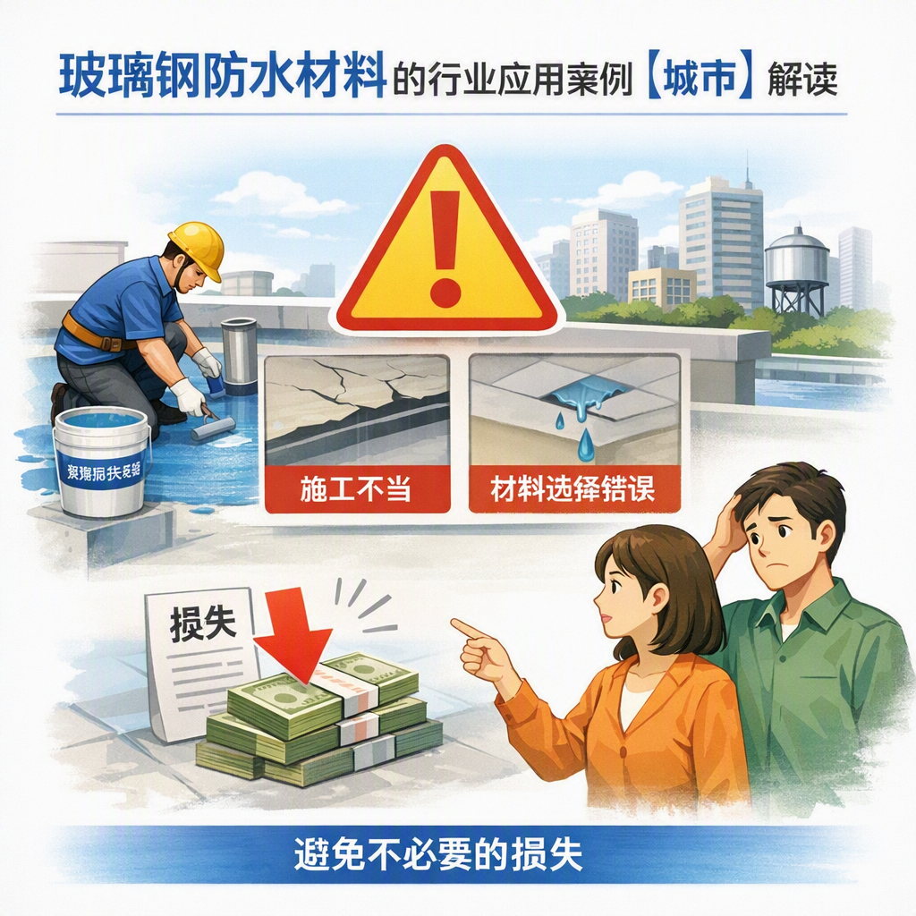 玻璃钢防水材料的行业应用案例,万宁解读